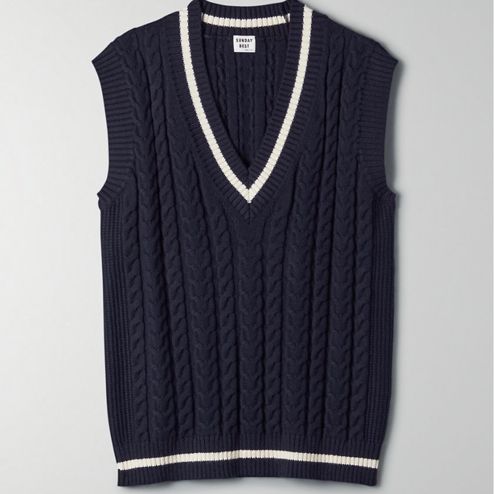 Aritzia Sunday Best Winston Sweater Vest